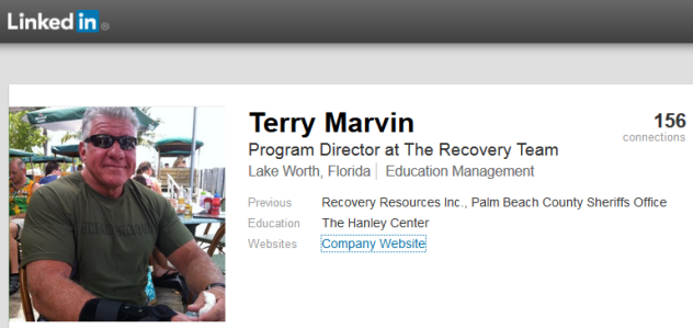 Terry Marvin's LinkedIn account clearly shows his work history closely parallels that of Annette Marvin. 2015 Naples Ninja News. All rights reserved. 