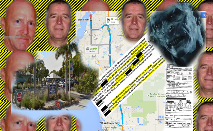 1:00 ON A FRIDAY AFTERNOON POTTY MONSTER CHARLES BULLOCK HUNTING FOR MORE LITTLE BOYS NEARLY 40 MILES [each way from Charles Bullock's North Naples home] FROM WHERE CHARLES BULLOCK WAS CAPTURED STEALING HOT JIZZ AND SHLONG FROM LITTLE BOYS IN THE BATHROOM OF 5-STAR COASTLAND CENTER MALL. Witnesses were onto Charles Bullocks weird behavior of watching boys undress in the beach dressing room at Lyons Park in Fort Myers and called 911 to investigate Bullock. A couple months later Bullock was observed in the mens room at Coastland Center Mall hunting for hot jizz and shlong from innocent young boys! 2015 Naples Ninja News. All rights reserved.